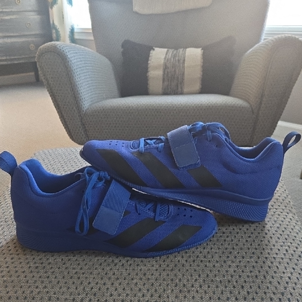 adidas Adipower Weightlifting 2" Shoes Color: Collegiate Royal/Black